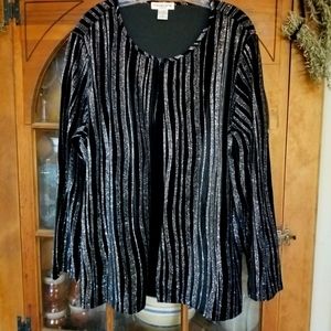 Notations Black and Silver tunic